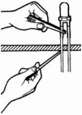 Hold pin leads, with tweezers during soldering